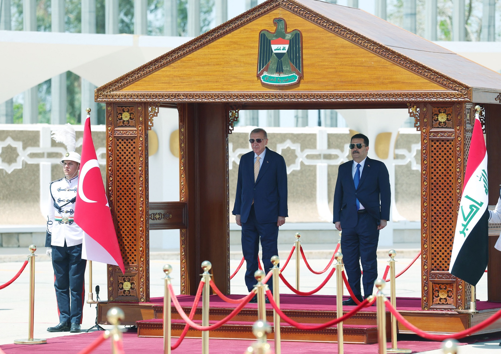 السوداني يستقبل اردوغان في بغداد